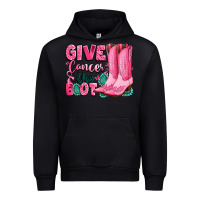 Black give cancer the boot Urban Hoodie - LillyAllenDesigns