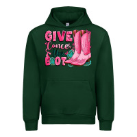 Forest Green give cancer the boot Urban Hoodie - LillyAllenDesigns