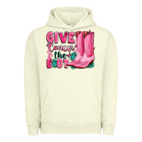 Pigment Pistachio give cancer the boot Urban Hoodie - LillyAllenDesigns
