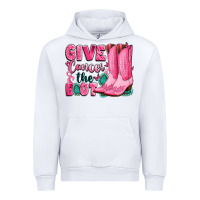 White give cancer the boot Urban Hoodie - LillyAllenDesigns