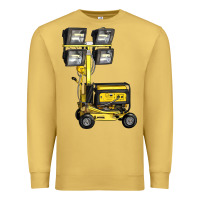 Antique Gold Towable Light Towers Premium Sweatshirt - LillyAllenDesigns