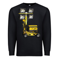 Black Towable Light Towers Premium Sweatshirt - LillyAllenDesigns
