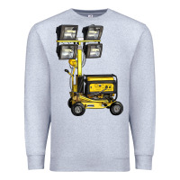 Heather Grey Towable Light Towers Premium Sweatshirt - LillyAllenDesigns