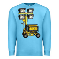 Ocean Blue Towable Light Towers Premium Sweatshirt - LillyAllenDesigns