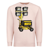 Pale Pink Towable Light Towers Premium Sweatshirt - LillyAllenDesigns