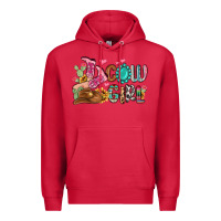 Cardinal western cowgirl Premium Hoodie - MaliasSmallBusiness