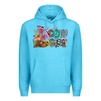 Ocean Blue western cowgirl Premium Hoodie - MaliasSmallBusiness