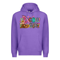 Purple western cowgirl Premium Hoodie - MaliasSmallBusiness
