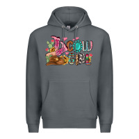 Rock western cowgirl Premium Hoodie - MaliasSmallBusiness
