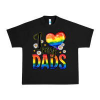Black i love my dads Urban Heavy Tee - Zillion Design Studio
