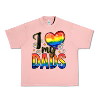 Salmon i love my dads Urban Heavy Tee - Zillion Design Studio