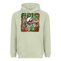 Matcha jingle bell rockin skeleton christmas Heavyweight Hoodie - Jasminsmagicworld
