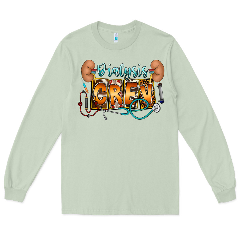 Dialysis Crew Long Sleeve Tee by CowhideDigitalArt | Teevron