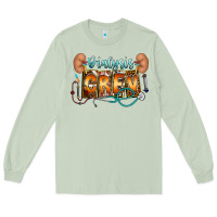 Matcha dialysis crew Long Sleeve Tee - CowhideDigitalArt