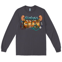 Smoke dialysis crew Long Sleeve Tee - CowhideDigitalArt