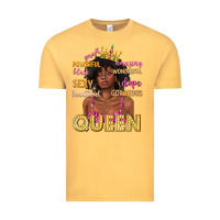 Vintage Mustard queen afro woman Vintage Tee - texasbilliewilder