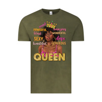 Vintage Olive queen afro woman Vintage Tee - texasbilliewilder