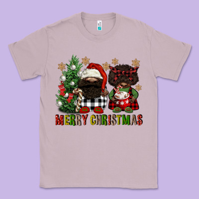 Merry Christmas Buffalo Afro Gnomies Classic Tee Designed By Fadigitalartstudio