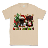 Mushroom merry christmas buffalo afro gnomies Classic Tee - FaDigitalArtStudio
