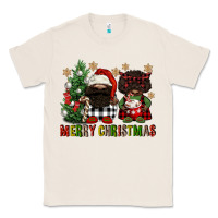 Natural merry christmas buffalo afro gnomies Classic Tee - FaDigitalArtStudio