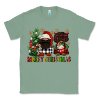 Sage merry christmas buffalo afro gnomies Classic Tee - FaDigitalArtStudio