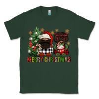 Sports Green merry christmas buffalo afro gnomies Classic Tee - FaDigitalArtStudio