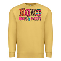 Antique Gold xoxo hugs and kisses Premium Sweatshirt - Jasminsmagicworld
