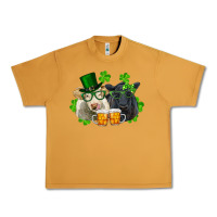Peanut Butter st. patrick's day charolais and black angus cows Urban Heavy Tee - RanaPortraitStore