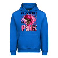 Cobalt in october we wear pink dinosaur Urban Hoodie - LillyAllenDesigns