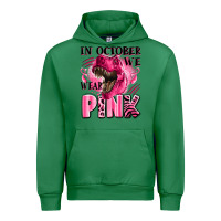 Emerald in october we wear pink dinosaur Urban Hoodie - LillyAllenDesigns