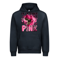 Navy in october we wear pink dinosaur Urban Hoodie - LillyAllenDesigns