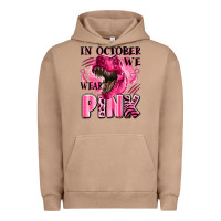 Pigment Burro in october we wear pink dinosaur Urban Hoodie - LillyAllenDesigns