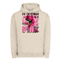 In October We Wear Pink Dinosaur Urban Hoodie | Teevron