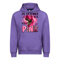 Tulip in october we wear pink dinosaur Urban Hoodie - LillyAllenDesigns