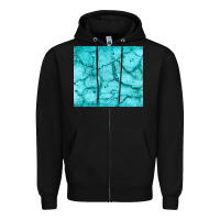 Black turquoise glitter Zipper Hoodie - JahusDesignShop