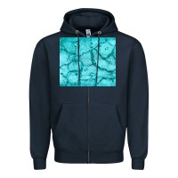 Navy turquoise glitter Zipper Hoodie - JahusDesignShop