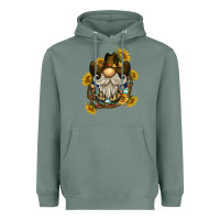 Sage cowboy gnome sunflower rope Heavyweight Hoodie - BarkalooDesign
