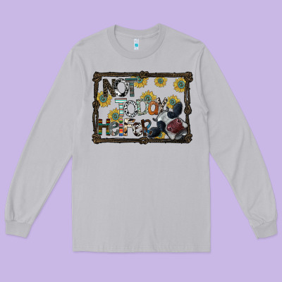 Not Today Heifer Long Sleeve Tee Designed By Sublimationcraftshop