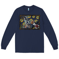 Navy not today heifer Long Sleeve Tee - SublimationCraftShop