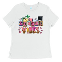 White school vibes Ladies Tee - AdoDesignShop