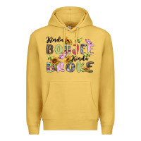 Antique Gold kinda boujee kinda broke Premium Hoodie - MaliasSmallBusiness