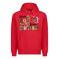Red kinda boujee kinda broke Premium Hoodie - MaliasSmallBusiness