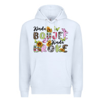 White kinda boujee kinda broke Premium Hoodie - MaliasSmallBusiness