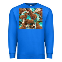 True Royal astec cowhide highlands cow Premium Sweatshirt - BarkalooDesign