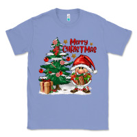 Colony Blue merry christmas gnomes Classic Tee - FaDigitalArtStudio