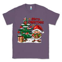 Lavender merry christmas gnomes Classic Tee - FaDigitalArtStudio