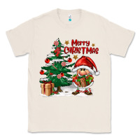 Natural merry christmas gnomes Classic Tee - FaDigitalArtStudio