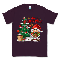 Plum merry christmas gnomes Classic Tee - FaDigitalArtStudio