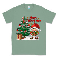 Sage merry christmas gnomes Classic Tee - FaDigitalArtStudio