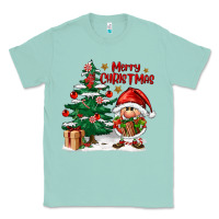 Seafoam merry christmas gnomes Classic Tee - FaDigitalArtStudio